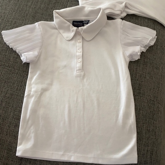 Nautica Shirts & Tops Nautica Girls White Button Down Shirt Poshmark